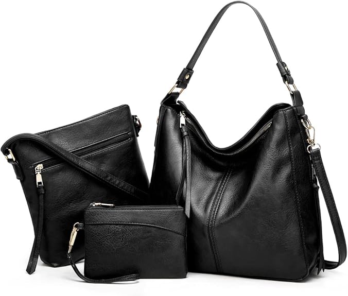Luxury 3-Piece Hobo Bag Set (SPECIAL BLACK FRIDAY DEAL)