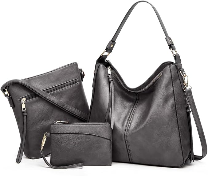 Luxury 3-Piece Hobo Bag Set (SPECIAL BLACK FRIDAY DEAL)