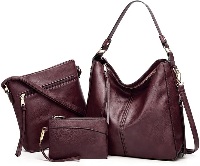 Luxury 3-Piece Hobo Bag Set (SPECIAL BLACK FRIDAY DEAL)